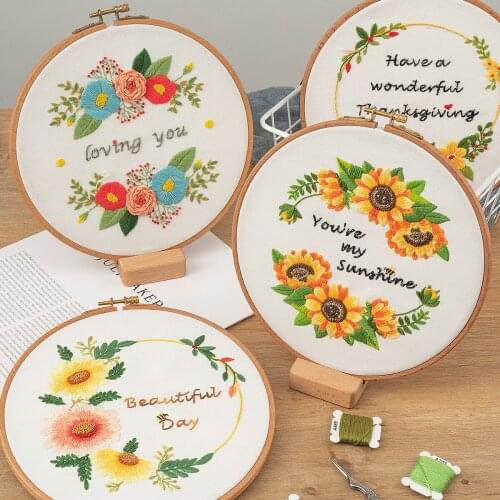 Embroidery DIY European type cloth art places a gift to hang a picture to send a boy to send bestie. Send embroidery guy