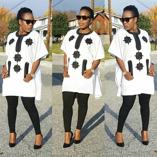 AFRICAN DRESSES FOR WOMEN NEW AFRICAN DASHIKI DRESS ONLY ONE TOP BAZIN RICHE