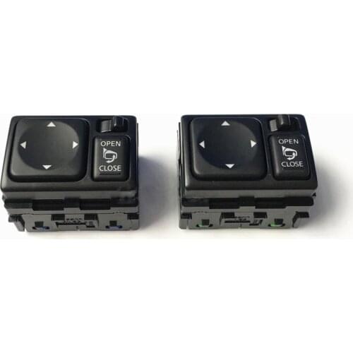 1PC Rearview Rear Mirror Folding Light Switch Button for Nissan Sylphy Tiida Tiida LIVINA Qashqai Sunny teana Geniss