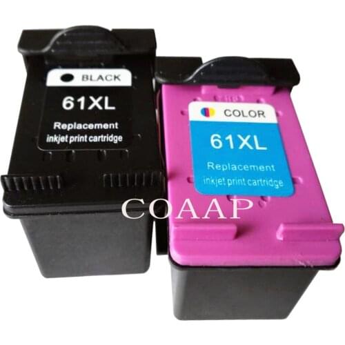 2 pk Compatible 61XL Black Color Ink cartridge for HP ENVY 4500 4501 4502 4504 5530 Deskjet 1000 1510 2510 2540 3050A 3512 3516