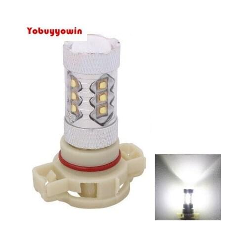 2pcs 80W White H16 5202 PS19W High Power LED 12V Car Auto DRL Daytime Running Fog Light