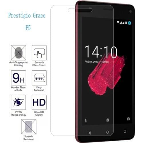 2PCS NEW Screen Protector phone For Prestigio Grace P5 PSP 5515 phone Tempered Glass SmartPhone Film Protective Screen Cover