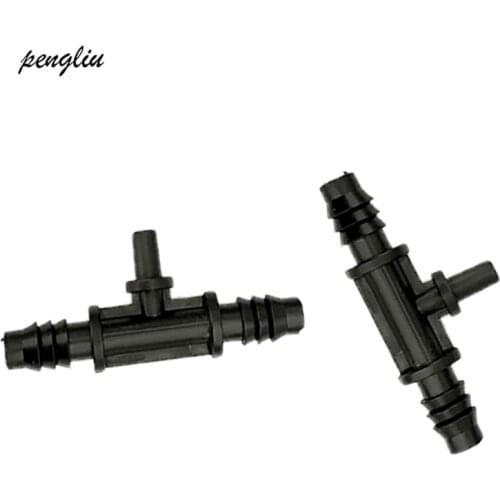 20pcs Water Hose Tee 8 / 11mm Hose Connectors Turn 4/7mm Standard Nozzle Interfaces Landscape Irrigation Hose Splitters IT198