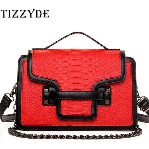 2019 new fashion trend shoulder bag snake pattern simple ladies handbag solid color buckle casual Messenger bag XB1111