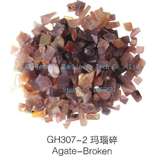 Agate broken jewelry polishing agate Agate pieces for jewelry polishing 450gram