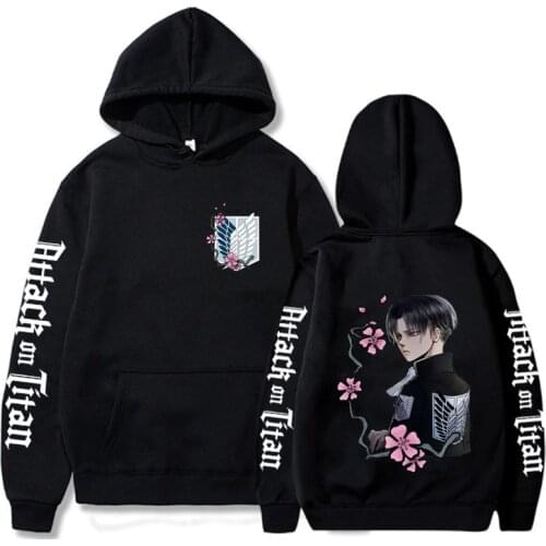 Anime Hoodie Attack on Titan Uniex Long Sleeve Loose Hip Hop Cloth