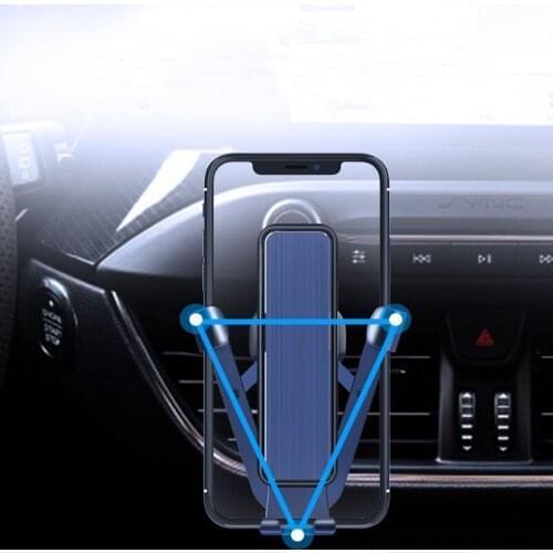 The New practical car gravity phone stand vertical air outlet does not block the ultra-quiet bracket