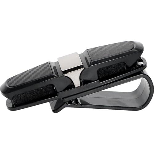 ABS Ticket Card Clamp Universal Fastener Cip Car Sun Visor Sunglasses Holder Car Glasses Cases Portable Eyeglasses Clip