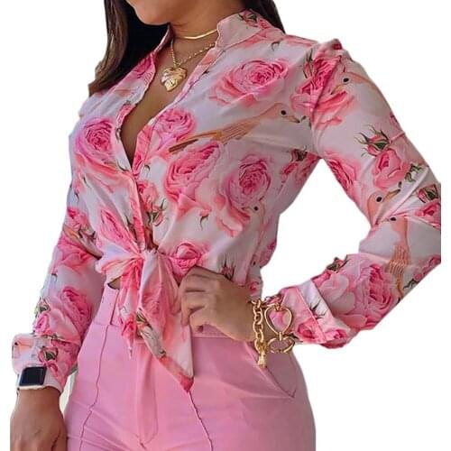 Blouses Women Shirts Short Sleeve Summer Sum-proof Harajuku Rose Print Vintage Retro Korean Style Loose Teens Streetwear Chic