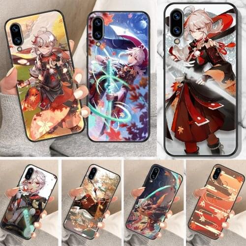 Genshin Impact Kaedehara Kazuha Phone Case For Huawei Honor 6A 7A 7C 8A 8X 8 9 9X 10 10i 20 Lite Pro black 3D shell silicone