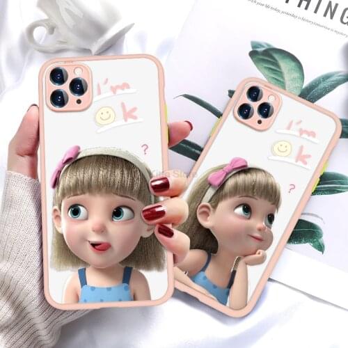 Case for iphone 11 Cases 12 Pro Max shell Case 3D DIY Painted Coque On iphone XR XS Max X 7 8 SE 2020 Luxury Cartoon Phone Cover