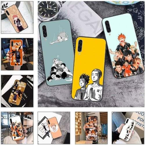 Anime Haikyuu Volleyball Phone Case For Samsung S 7 8 9 10 20 A 21S 20e 50 51 71 note9 10 J4 plus 20 ultra