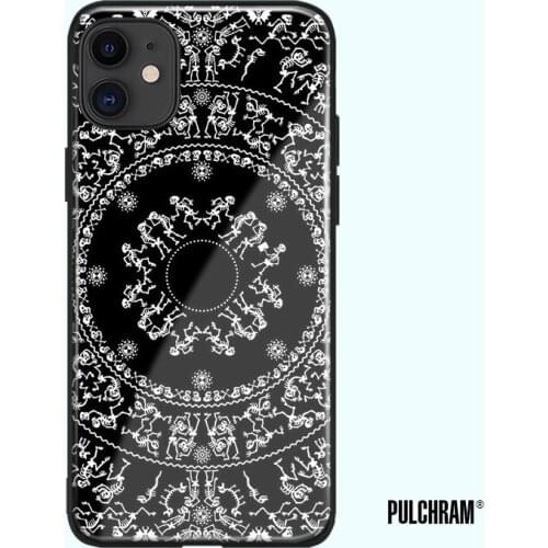 Gothic art spooky scary skeleton Dark art soft silicone glass phone case cover shell for iPhone 6 6s 7 8 Plus X XR XS 11 Pro Max