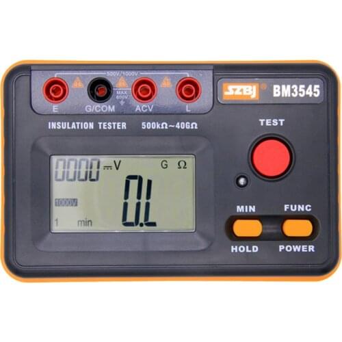 BM3545 Digital Insulation Resistance Tester High-precision Digital Voltage Resistance Dual Display Megohmmeter Multimeter