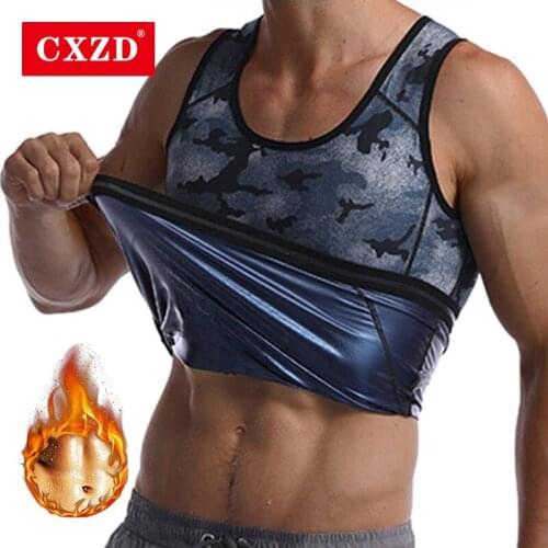 CXZD Mens Slimming Body Shapewear Corset Vest ion coating Shirt Compression Tummy Control Slim Waist Cincher Sports Vest