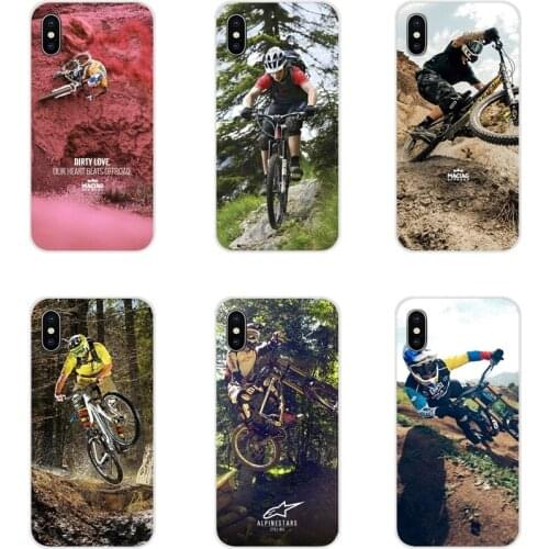 For Huawei P Smart Mate Honor 7A 7C 8C 8X 9 P10 P20 Lite Pro Plus Transparent Soft Cases Cover mountain Bike Bicycle MTB Cycling