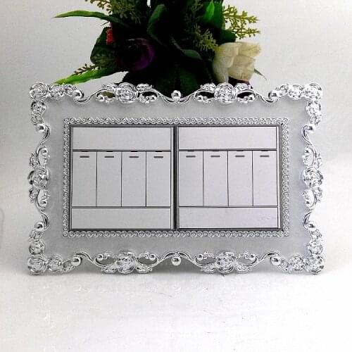 Home switch decoration sticker square switch wall lamp socket sticker decoration switch sticker wallpaper new switch cover prote