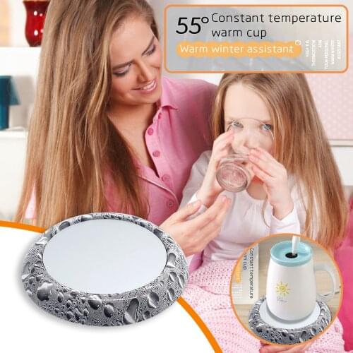 Electric Beverage Warmer Usb Wood Grain Cup Warmer Heat Beverage Mug Mat Keep Drink Warm Heater Mugs Coaster Pad#dg4