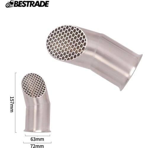 Motorcycle Exhaust Muffler Tail Pipe Vent Tips Modified Slip for 1290 Super Duke R 2014-2020 Stainless Steel