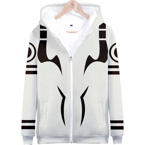 2020 Jujutsu Kaisen Men/Women Zipper Hoodies 3D Print Fashion Sweatshirt Harajuku Coat Autumn Winter Zipper Hooded Clothes