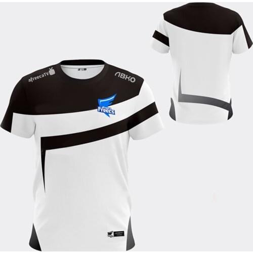 AF Jersey Team Uniform AF Supporter Shirt 2021 LCK Summer Game LOL CSGO Tees Afreeca Freecs Team Game Uniform Outing T-shirt
