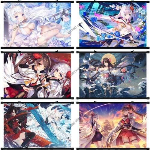 Canvas Painting Wall Art Azur Lane Unicorn Game Posters and Prints Nordic Home Decoration Pictures for Living Kids Room Decor