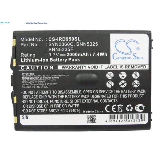 Cameron Sino 2000mAh Battery SNN5325, SNN5325F, SYN0060C for Iridium 9500, 9505