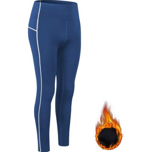 Plus Size High Waist Women Leggings New Autumn Winter Fleece Thermal Push Up Sport Pants Gym Trouser Workout Activewear