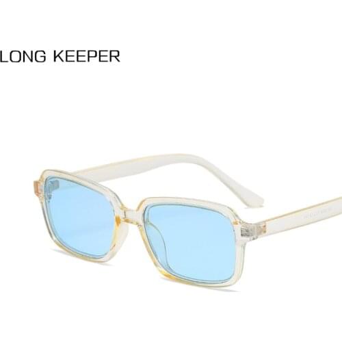 LongKeeper Vintage Small Rectangle Sunglasses Women Luxury Brand New Square Sun Glasses Retro Shades Female UV400 Eyewear