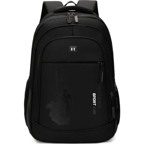 Mens Backpacks Business Casual Travel Bag Male Large College School Bag Trend Youth Water-repellent 15.6-inch Laptop Backpack