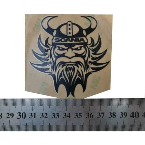 Black Metal Paste Stickers for 1/14 Tamiya RC Truck Car SCANIA R730 R470 R620 56323 Diy Parts