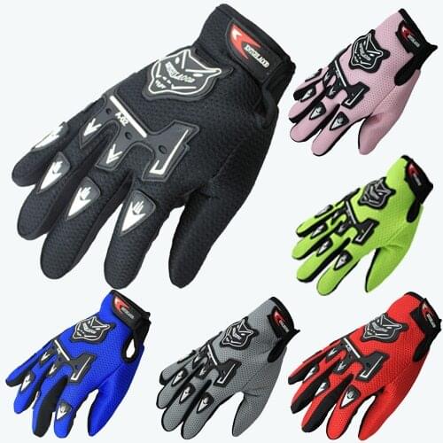 Mountain Bicycle Cycle Full Finger Gloves Sport Biker Racing BMX MTB Bike Riding Gloves