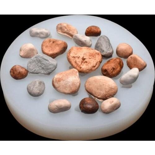 Transparent Silicone Mold 20 grid goose soft stone Beads pebbles silicone mold DIY crystal epoxy mold