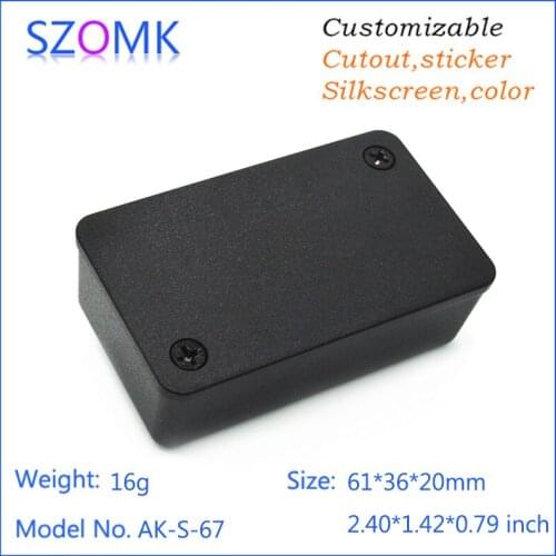 5pcs a lot High quality abs material plastic junction box plastic housing for electronics 61*36*20mm