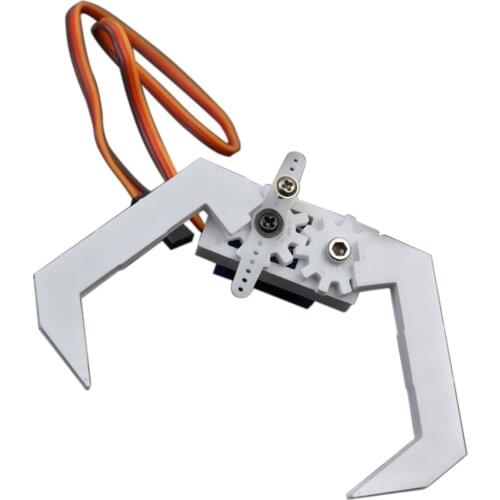 Robotic Claw Arm with Servo Motor 9G Kits for 3D Printer, DIY Learning Robot Clamp Mechanical RC Gripper