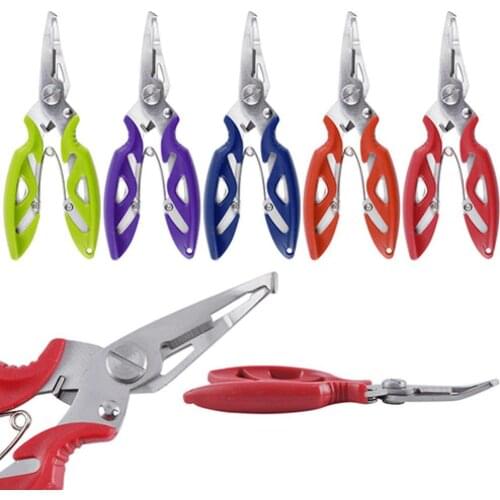 Fishing Plier Scissor Braid Line Lure Cutter Hook Remover etc. Tackle Tool Cutting Fish Use Tongs Multifunction Scissors Tools