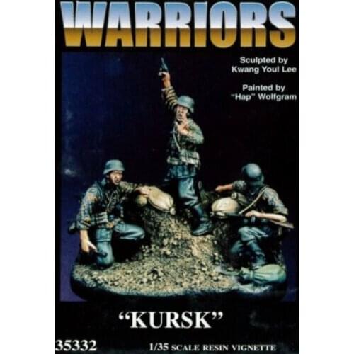 1:35 Ratio Die-cast Resin World War II German Army 3 Individual Soldiers Need To Assemble And Color By Themselves