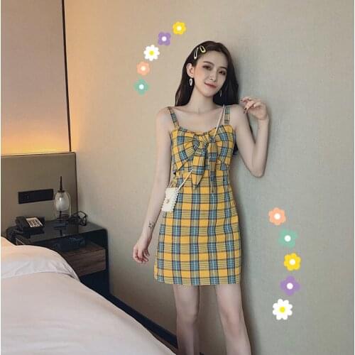 Летние платья в клетку ZSIIBO China At AliExpress