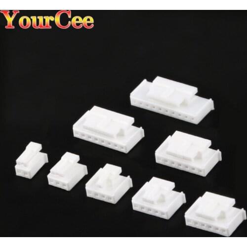 50PCS/SET HY2.0mm Pitch Connector Plug Terminal Housing 2P/3/4/5/6/7/8P/10P With Buckle and Lock Connector