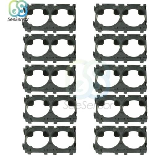 10Pcs 18650 Lithium Cell Cylindrical Battery Case Holder Bracket for DIY Battery Pack