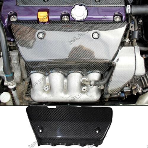 Real Dry Carbon Fiber Engine Cover 1pcs Fit for Honda Civic 2007 2008 2009 2010 2011 FD2 Type-R