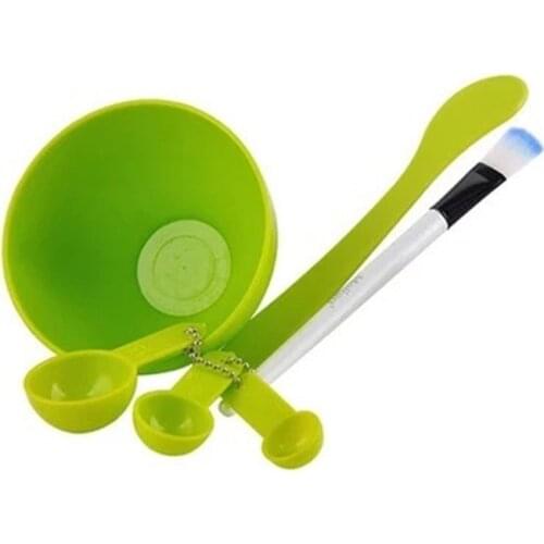 DIY Facial Skin Care Mix Bowl Women Ladies Cosmetic Beauty Makeup Tool Mixed Spong Brush with Stick Brush Set Facial kit