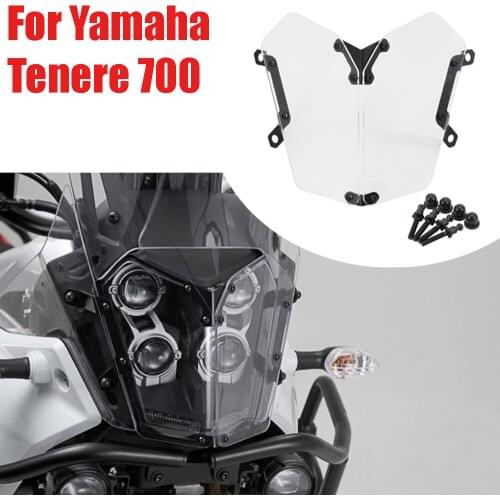 For Yamaha Tenere 700 TENERE 700 Tenere700 20-Onward Motorcycle Accessories Acrylic Headlight Protector Guard Lense Cover