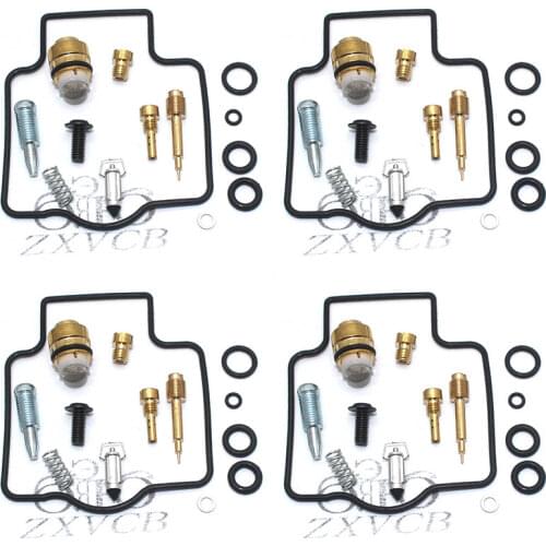 For ZX900 ZZR1100D C1-C3 F1-F2 ZX 900 ZZR 1100 ZZR1100 D Motorcycle carburetor repair kit floating needle seat gasket parts