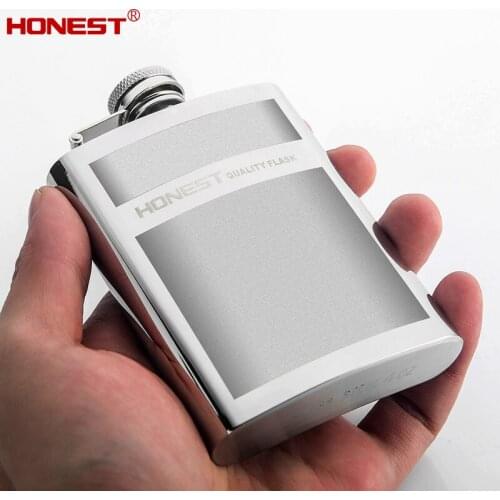 Retro Stainless Steel Hip Flask Portable Outdoor Art Rum Bottle Whisky Hip Flask Vodka Botella Acero Kitchen Dining Bar ED50JH
