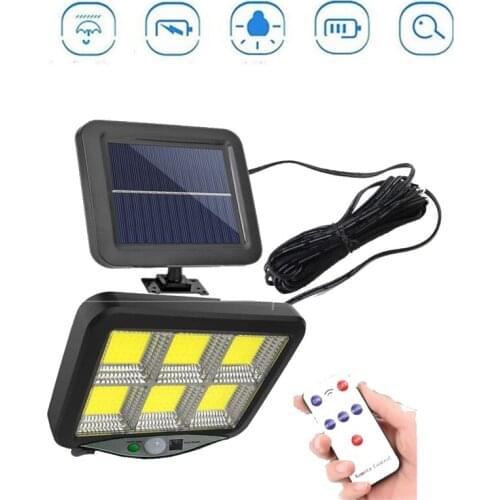 Seperable 120 LED Solar Lights Outdoor Sunlight Waterproof PIR Motion Sensor Street solar lamps For Garden Decoration indoor 5M
