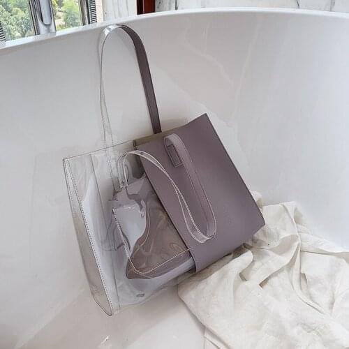 JASMIN NOIR Women's Transparent Bags