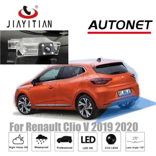 JiaYiTian rear view camera For Renault Clio V CLIO 5 NEW Clio 5 2019 2020 HD CCD Night Vision Reverse backup Parking Camera