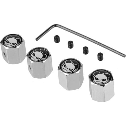 For Bear Logo Car Styling Wheels Tire Valve Caps For Fabia Outlander Sportager Audi A7 A8 Mercedes Teana Renault Duster Peugeot