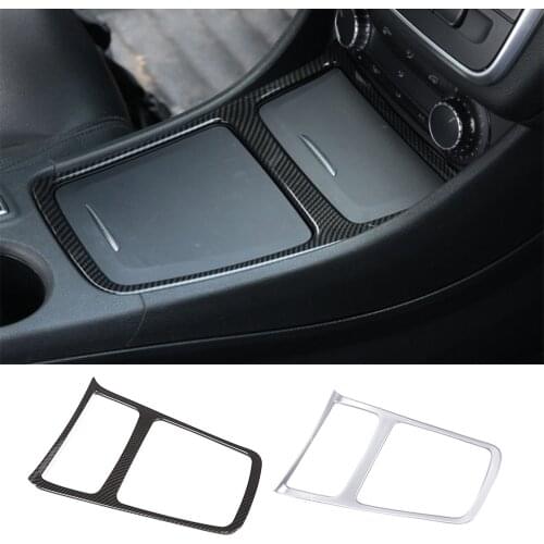 ABS Center Console Storage Box Frame Decoration Cover for Mercedes Benz A GLA CLA Class W176 X156 C117 2013-2019 Accessories